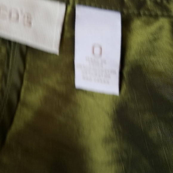 Chicos silk like jacket 0 long sleeves emerald - Picture 8 of 8